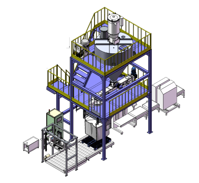 我司研发的吨包机与25KG包装机生产线